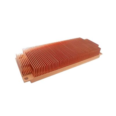 Industriële anodiserende koperen tube-warmteafvoeringsbak Skived Fin Cold Plate Warmteafvoeringsbak