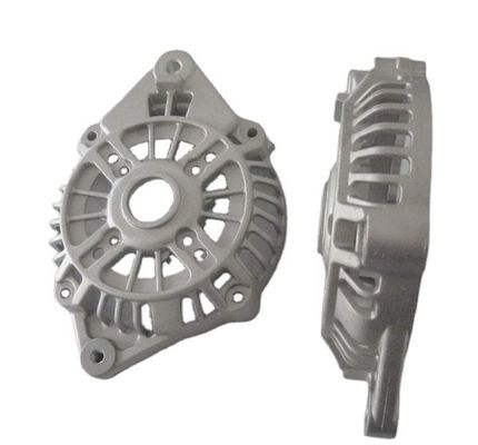 Zilver aluminium gietmachine behuizing proces poedercoating lichtgewicht
