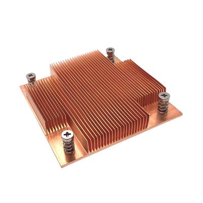 0.5 mm Skived Fin Heat Sink Plated voor Heat Exchanger Fin Tube