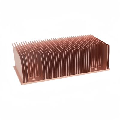 0.5 mm Skived Fin Heat Sink Plated voor Heat Exchanger Fin Tube
