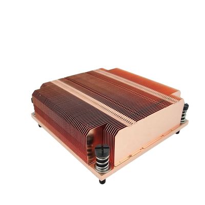 Zuivere koperen skived heatsinks CNC-bewerkingsproces