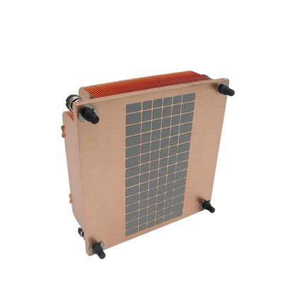 Zuivere koperen skived heatsinks CNC-bewerkingsproces