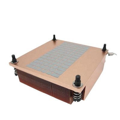 Zuivere koperen skived heatsinks CNC-bewerkingsproces