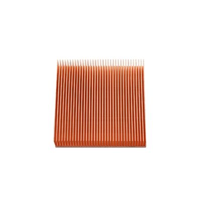 Zuivere koperen skived heatsinks CNC-bewerkingsproces