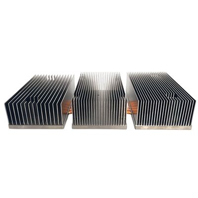 CNC Skived Fin Heat Sink Process Skiving Koperen Pipe Heat Sink