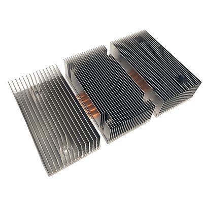 CNC Skived Fin Heat Sink Process Skiving Koperen Pipe Heat Sink