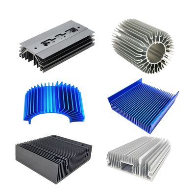 Industriële aluminium extrusie-warmteafvoerprofielen voor maatproductie