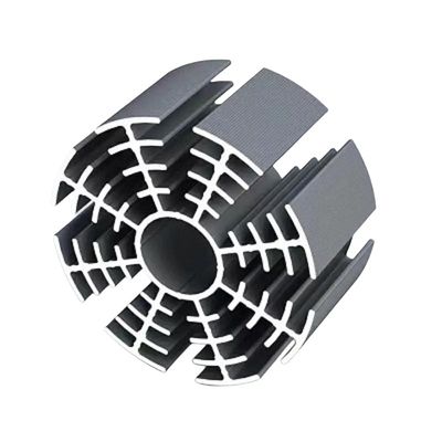 OEM/ODM Aluminium warmteafvoer extrusie Zilver Aluminium warmteafvoerprofiel
