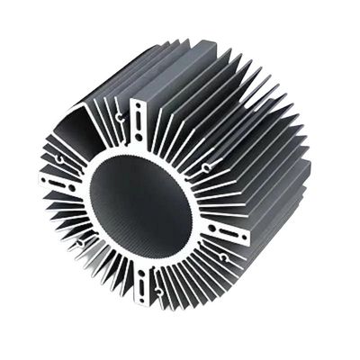 OEM/ODM Aluminium warmteafvoer extrusie Zilver Aluminium warmteafvoerprofiel