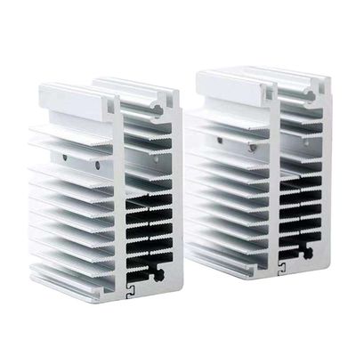 OEM/ODM Aluminium warmteafvoer extrusie Zilver Aluminium warmteafvoerprofiel