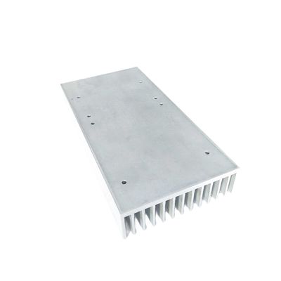 Gepersonaliseerde aluminium extrusie-warmteput Zilver warmteverspreiding aluminium