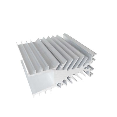 Gepersonaliseerde aluminium extrusie-warmteput Zilver warmteverspreiding aluminium