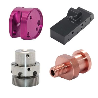 OEM / ODM CNC-draaionderdelen Aluminium CNC-slijponderdelen hoge sterkte