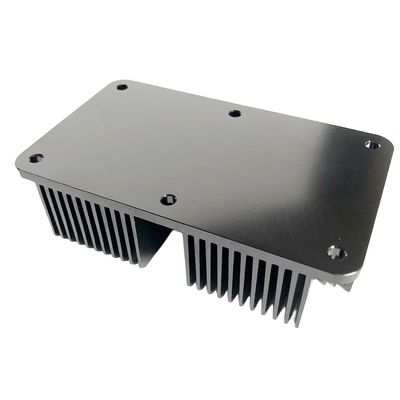 Hardware Aluminium CNC-bewerkte warmteafvoeringen Componenten Pin Fin Type