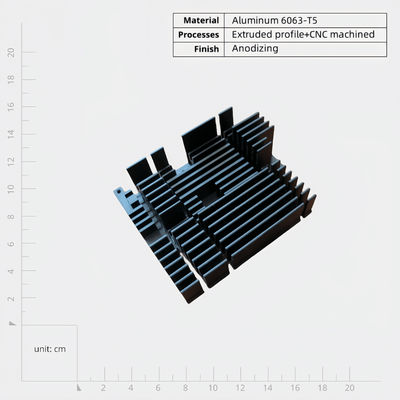 Aanpasbare aluminium extrusieverwarmingsbak voor een betere warmteafvoer