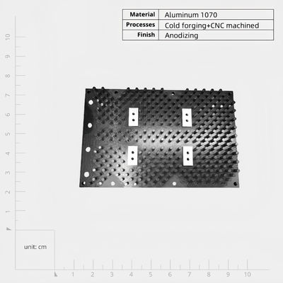Aanpasbare aluminium koud smeden warmtebak voor een betere warmteafvoer
