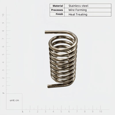 Aanpasbare metalen torsiespring roestvrij staal Precision Metal Products