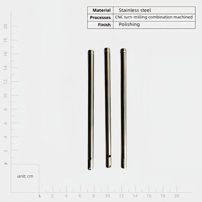 Precision Polished lathe machining Metalen onderdelen voor elektronica