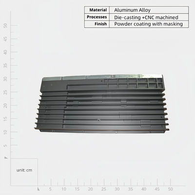 Lichtgewicht aluminium legering die gieten LED behuizing voor langdurige verlichting