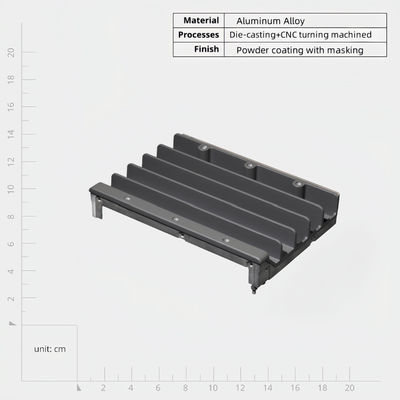 Lichte aluminium gietmachines met een laag poeder met een sterke corrosiebestendigheid