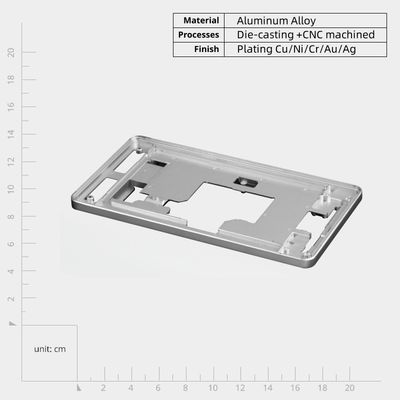 Precision Aluminium Composite Front Panel High Impact Resistance voor elektronische behuizing
