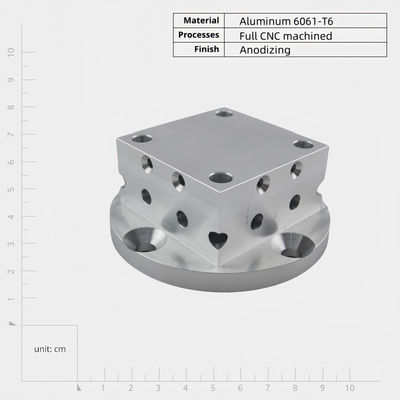 Precieze geanodiseerde CNC-bewerkte aluminiumonderdelen voor elektronica en communicatie