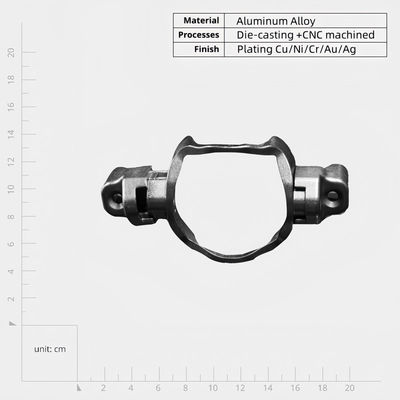 Sterke corrosiebestendigheid Aluminium legering gietstukken voor OEM-machines