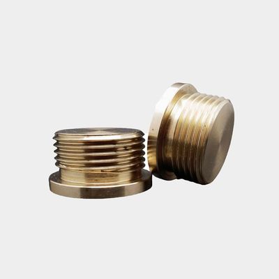 OEM Op maat gemaakte niet-standaard koperen schroefpluggen Nut CNC-draaien van draaibank Precision Machining Parts Service