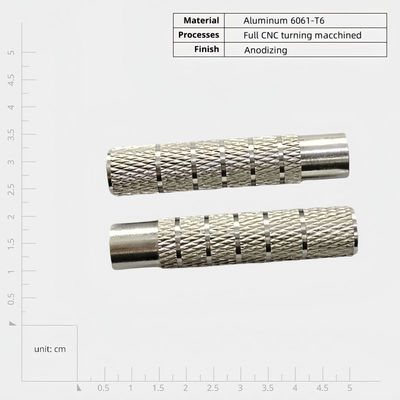 Geknoeide handgrepen en knoppen Aluminium legering Blind Hole Handmoeren met draaiend insetsnoer