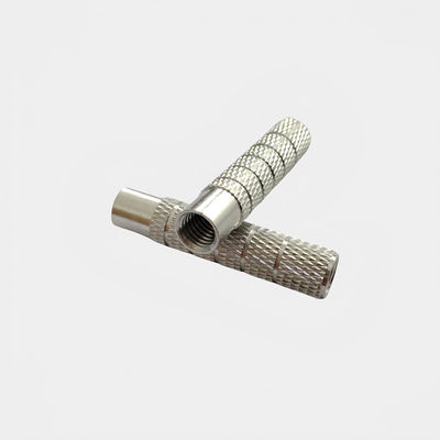 Geknoeide handgrepen en knoppen Aluminium legering Blind Hole Handmoeren met draaiend insetsnoer