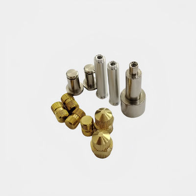 CNC-draaionderdelen Gekneusde handgrepen en knoppen Satine Nickel Finish Gekneusde noten