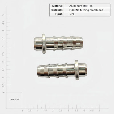 OEM Microbewerkingsdiensten Zilveren CNC-bewerkte roestvrijstalen aluminium rivetten