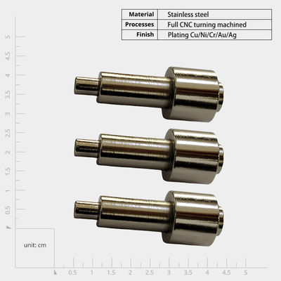 Precisiebewerkte CNC-draaionderdelen koperlegering Cu/Ni/Cr/Au/Ag afwerking