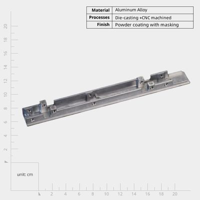 Metalen onderdelen voor aluminium- en aluminiumlegeringen voor elektronische apparaten