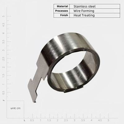 Metalen flats torsion ventilator lente constante kracht compressie lente terugtrekkende klokketers