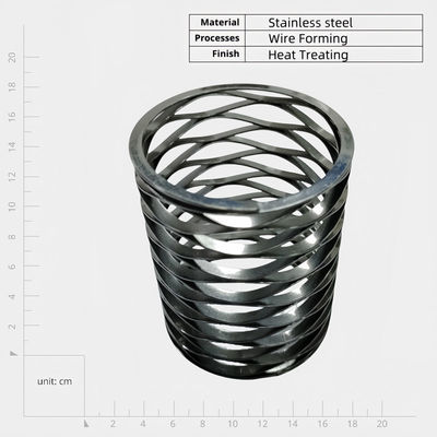 Op maat gemaakte golfspring Precision Roestvrij staal Metalen onderdelen Multiwave wasmachines Mechanische zegel Golfspring