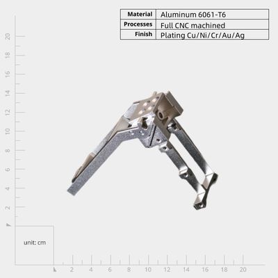 Op maat gemaakte precieze metalen geassembleerde structurele componenten Industriële kwaliteit aluminium gietgietwerk met plating van nikkel