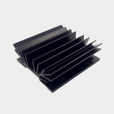6000 serie Aluminium Extrusie Warmtebak, Zwarte Anodiserende Aluminium Radiator