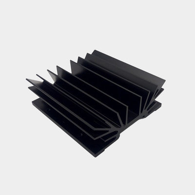 6000 serie Aluminium Extrusie Warmtebak, Zwarte Anodiserende Aluminium Radiator