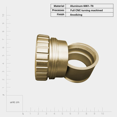 OEM Precisiebewerkte delen voor edelmetalen CNC-bewerking Fresserij Draaiingcomponenten