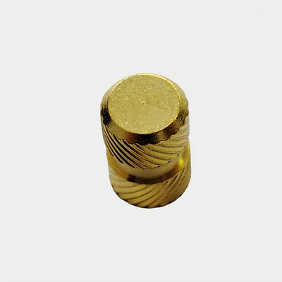 Titanium warmte staking Messing knurled nut insert voor kunststof M2 M3 M4 M5 sensor toepassing