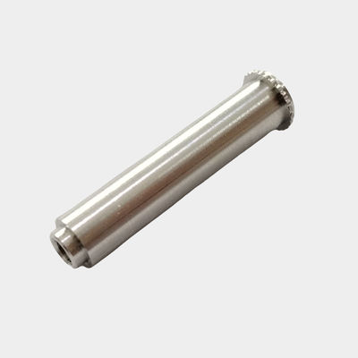 CNC-bewerking met gegraveerd logo en matte afwerking voor niet-standaard metalen schachtvormige onderdelen