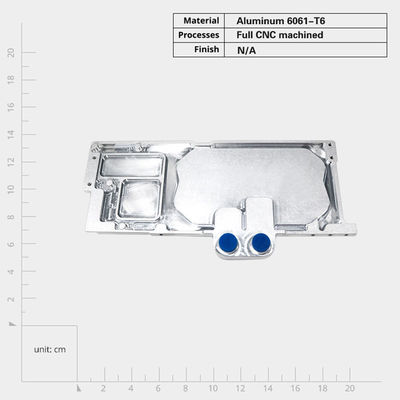 Aluminium koelplaatverwarming met geleiding, warmteafvoer en montageopties