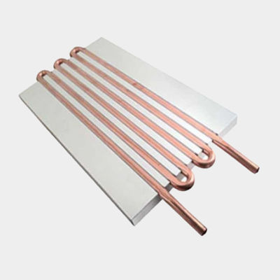 Warmtegeleidbaarheid gekoelde metalen koude plaat warmtebak met vloeistofkoelsysteem