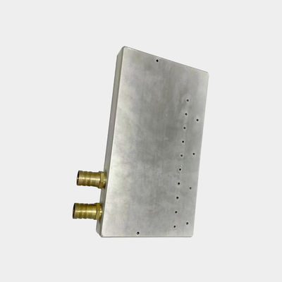 Leiding schroef montage aluminium koude plaat warmteput voor verschillende elektronische apparaten