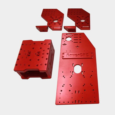 Aangepaste geanodiseerde aluminium CNC-bewerkte elektrische montageplaat met hoge duurzaamheid