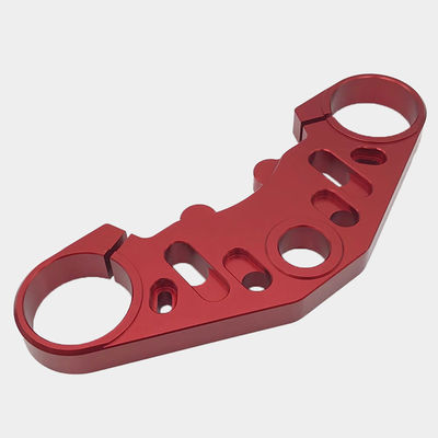OEM CNC smeden Aluminium legering bovenste CNC bewerkte motorfiets bovenste drievoudige klem bovenste vorkhouder paneel