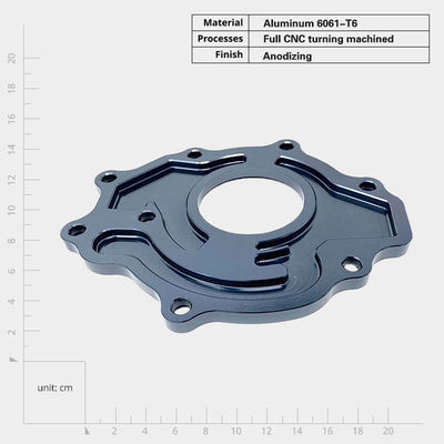 Anodisch geborsteld aluminium decoratief paneel voor elektronische behuizing schroefmontage
