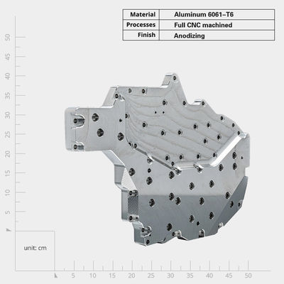 Hoge duurzaamheid Corrosiebestendige geanodiseerde aluminium voorpaneel CNC prototyping voor elektronica