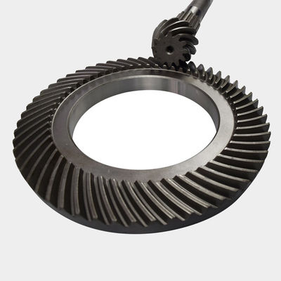 CNC Custom Spiral Bevel Gear Set Roestvrij staal Carbon Steel materiaal voor hydraulisch systeem